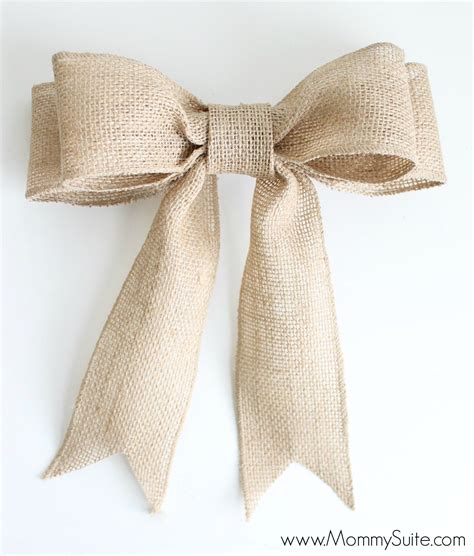 burlap christmas bows|burlap bow tutorial.